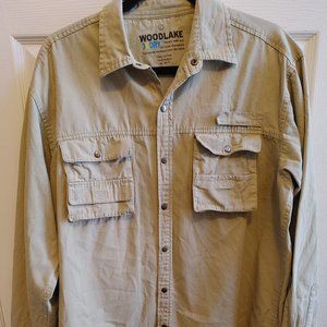 Men's Woodlake Large Beige Shirt